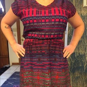 Unique bright design dress